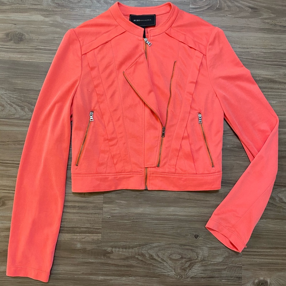 BCBG Vintage Ambrosia Moto Jacket